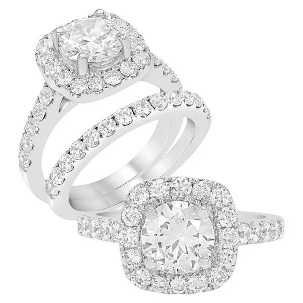 ruby engagement rings-Diamond Engagement Ring