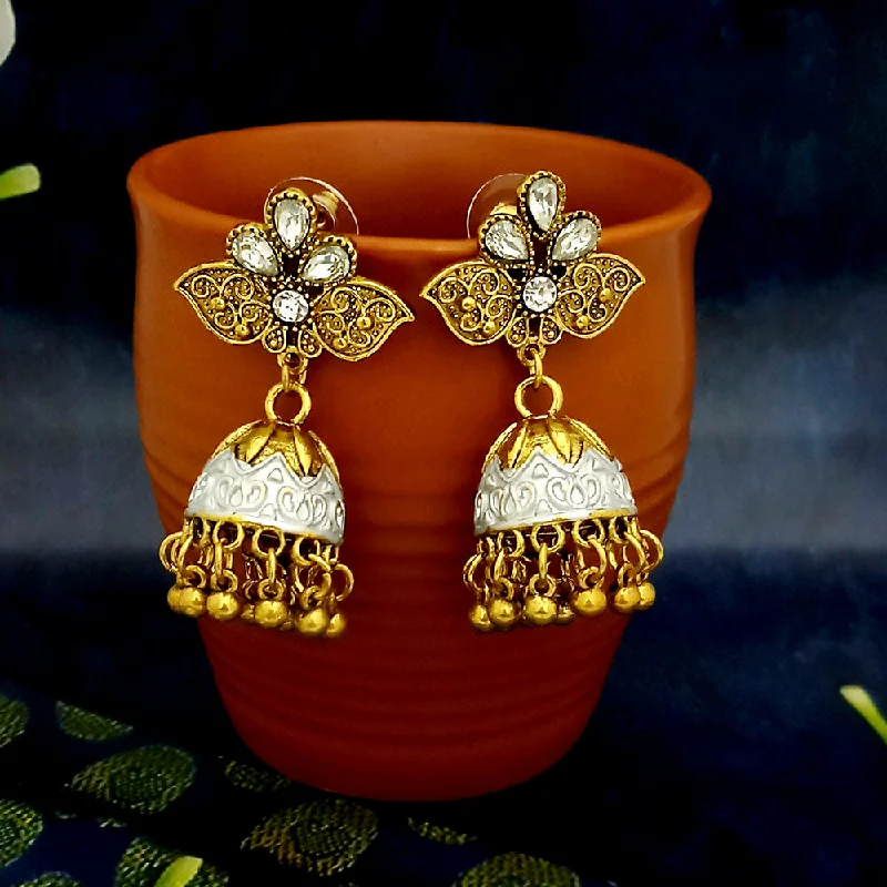 JewelJunk Gold Plated Jhumka