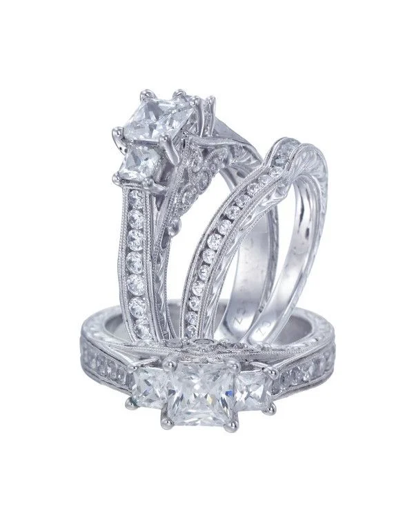 emerald-cut engagement rings-Diamond Engagement Ring