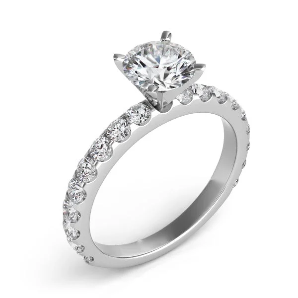 men's rings for women-Diamond Engagement Ring