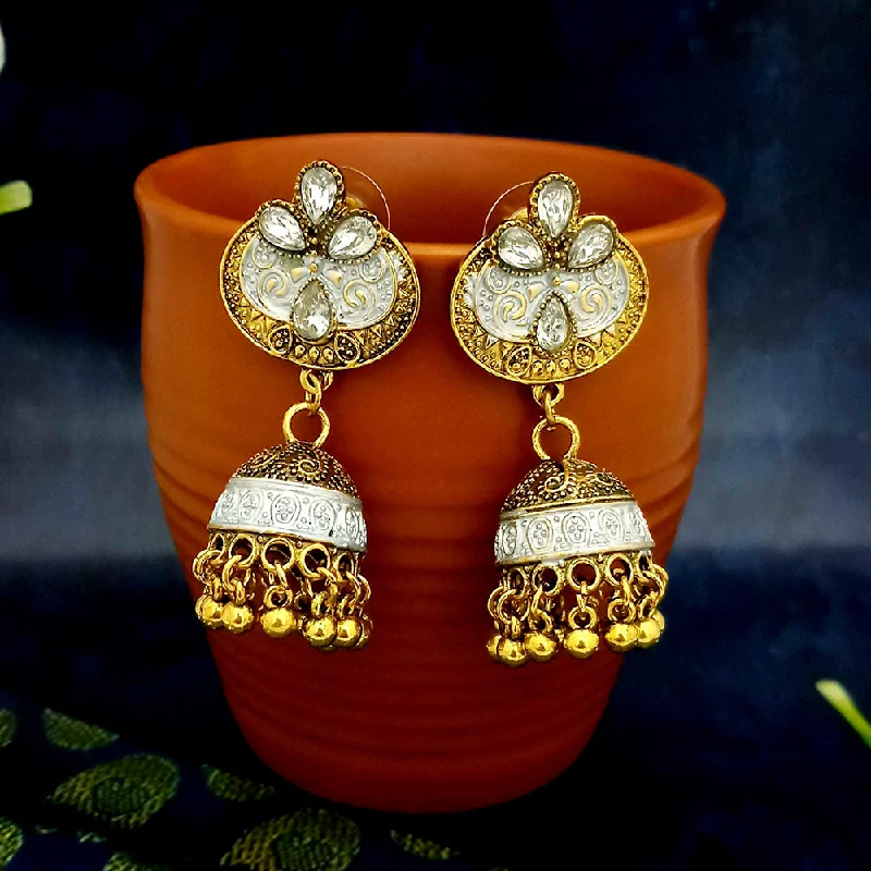 JewelJunk Gold Plated Jhumka