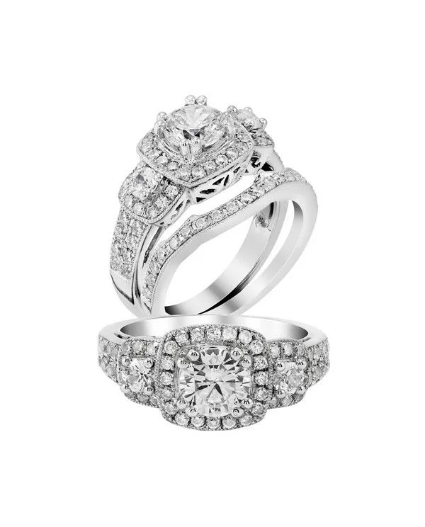 princess diamond engagement rings-Diamond Engagement Ring