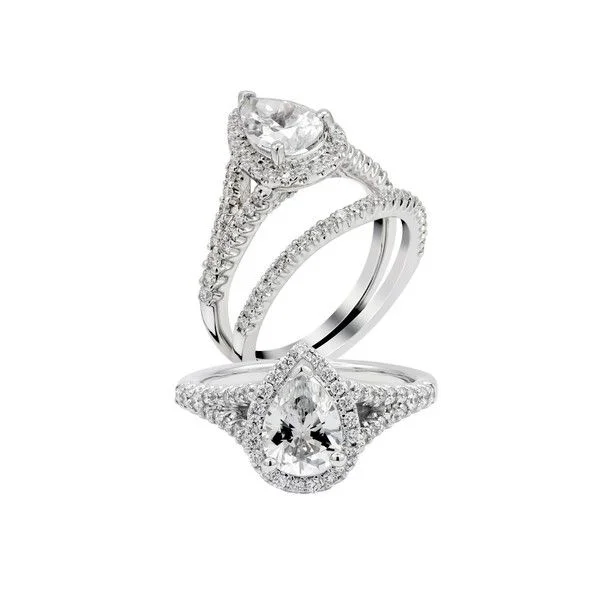 affordable vintage engagement rings-Diamond Engagement Ring