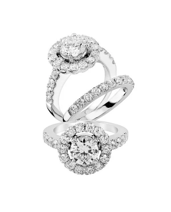 platinum engagement rings-Diamond Engagement Ring