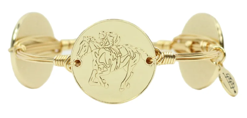 charm bracelets for women-charm bracelets for women-The Running Horse Bangle Bracelet