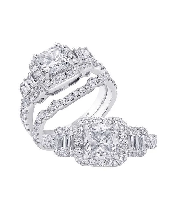 custom-made engagement rings-Diamond Engagement Ring