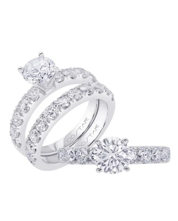 halo diamond engagement rings-Diamond Engagement Ring