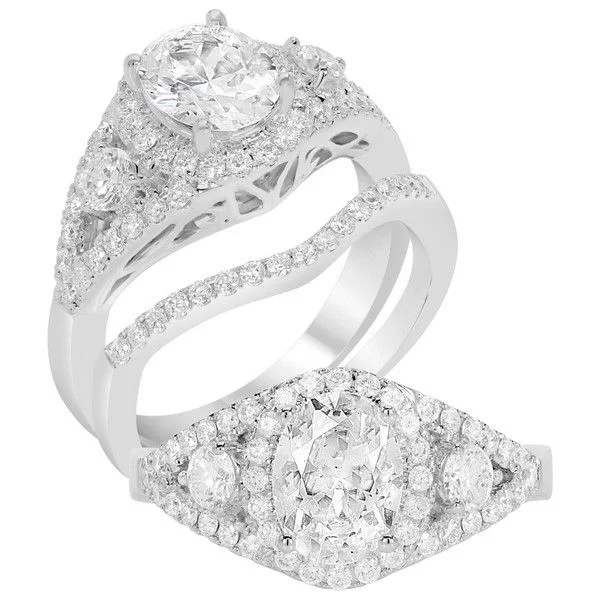 wedding ring sets with engagement rings-Diamond Engagement Ring