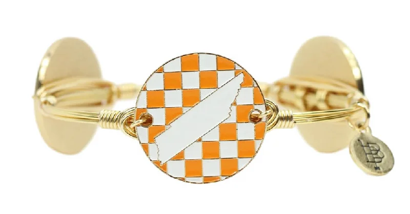 custom charm bracelets for women-custom charm bracelets for women-The State Pride Bangle Bracelet - Tennessee