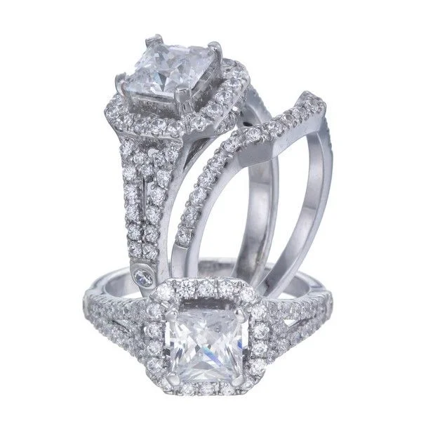 affordable vintage engagement rings-Diamond Engagement Ring