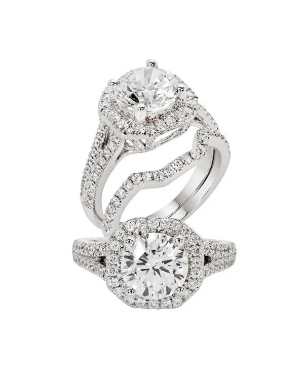 platinum engagement rings-Diamond Engagement Ring