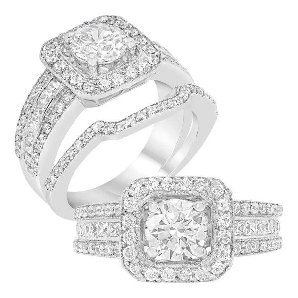 emerald-cut engagement rings-Diamond Engagement Ring