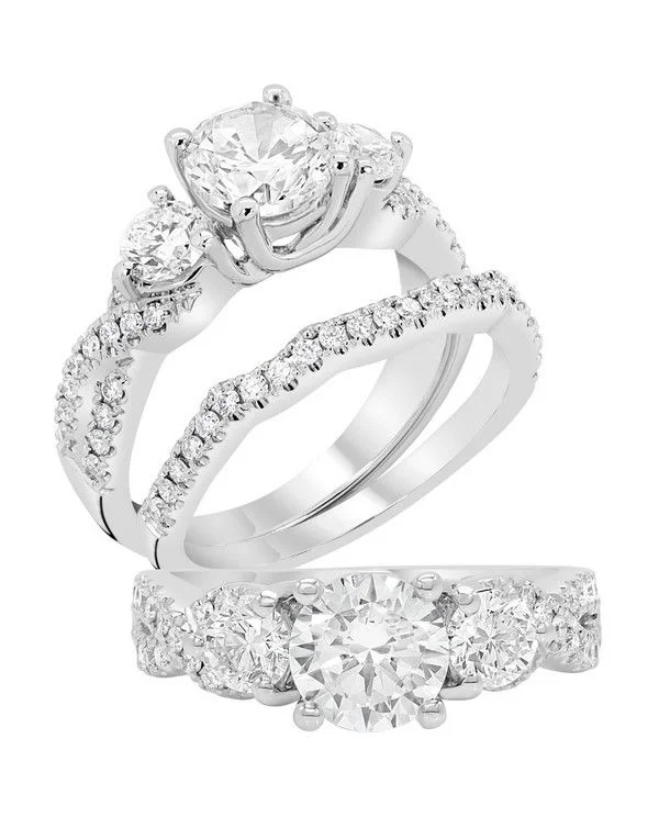 gold engagement rings-Diamond Engagement Ring