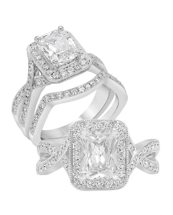 romantic engagement rings-Diamond Engagement Ring