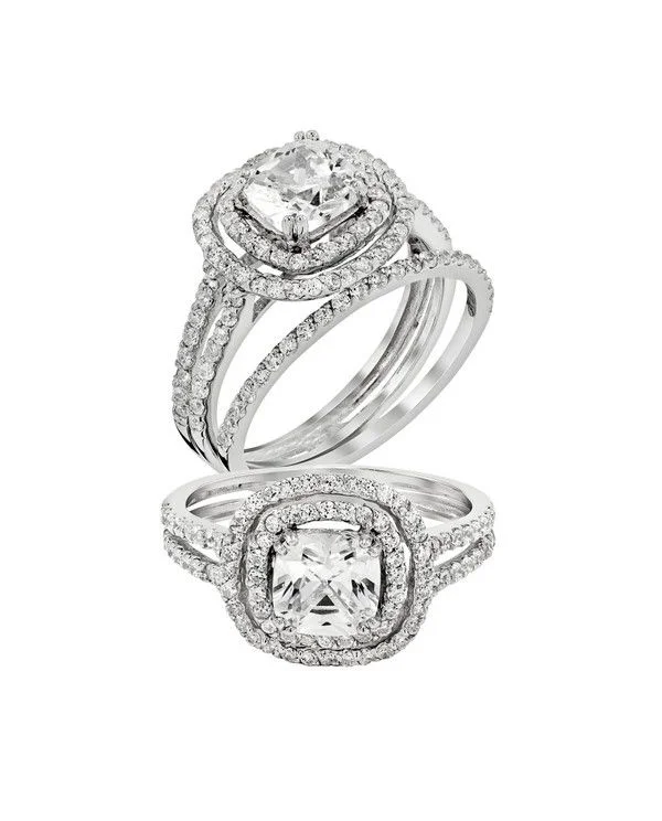 engagement rings with birthstones-Diamond Engagement Ring