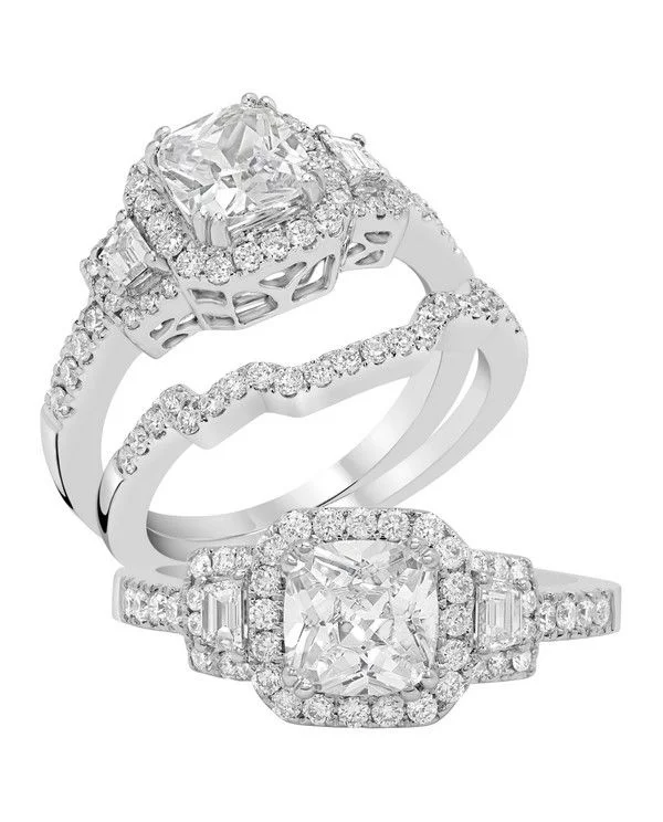 birthstone engagement rings-Diamond Engagement Ring