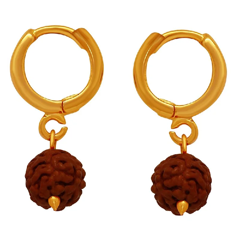 Mahi Magnificent Rudraksh Drop Earrings