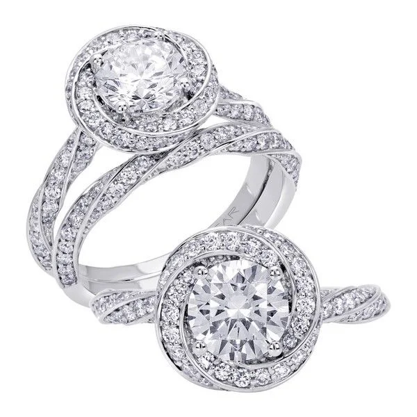 engagement rings with rubies-Diamond Engagement Ring