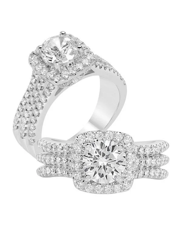 personalized engagement rings-Diamond Engagement Ring