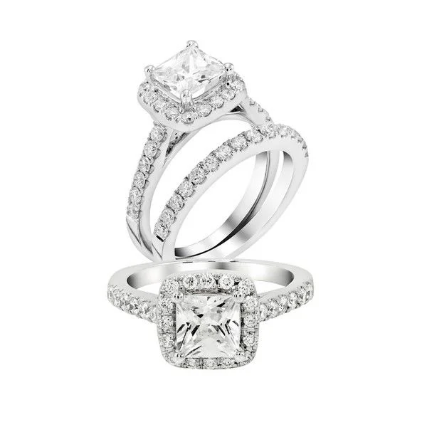 modern engagement rings-Diamond Engagement Ring