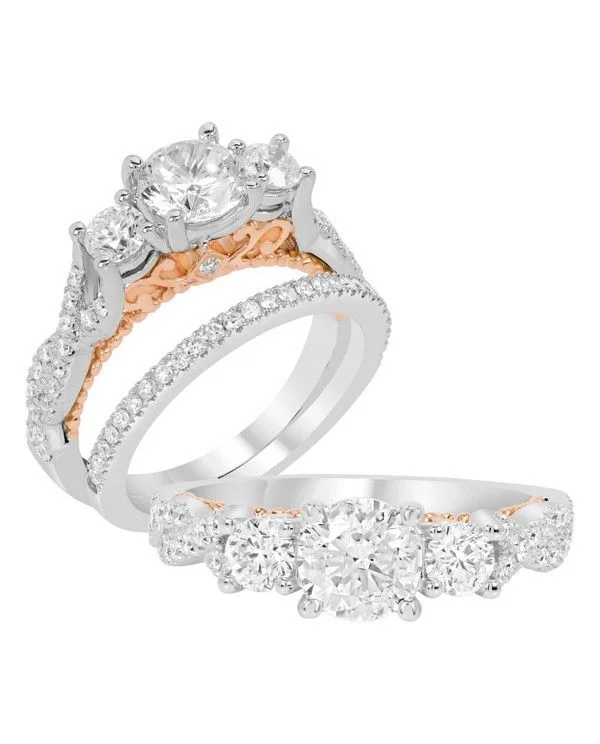 gold engagement rings-Diamond Engagement Ring