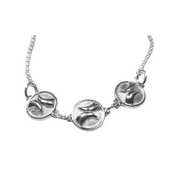 bold necklaces for women-Triple Together Necklace