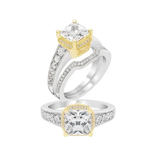 eco-friendly engagement rings-Diamond Engagement Ring